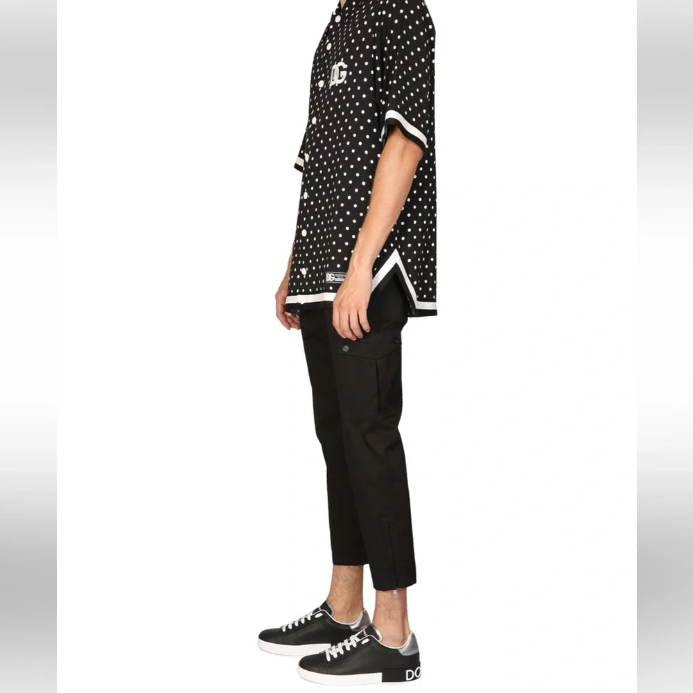 DOLCE & GABBANA Men's Black Cargo Pants - Picture 2 of 14